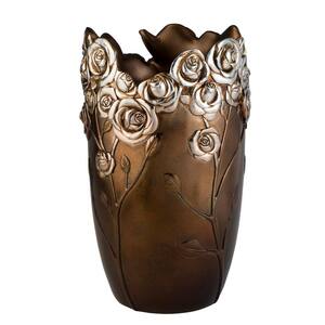 Allure Brown Polyresin Decorative Vase