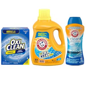 Arm and Hammer and OxiClean Liquid Laundry Detergent Bundle