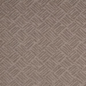 Embers Aloft Rocky Ridge Gray 39 oz. Triexta Pattern Installed Carpet