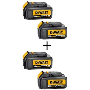 20V MAX Premium Lithium-Ion 3.0Ah Battery Pack (4-Pack)