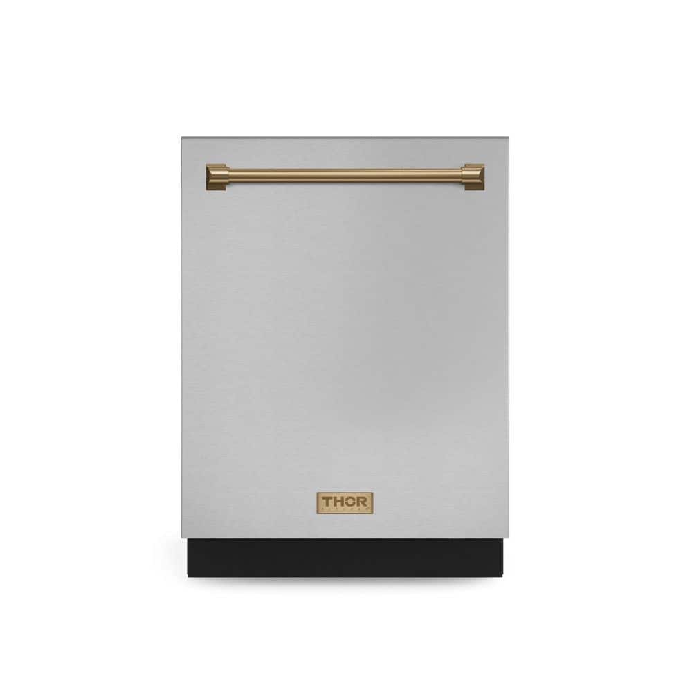 Gordon Ramsay Series 24 in. Top Control Built-In Tall Tub Dishwasher in SS/Bronze with 8-cycles and Open Dry