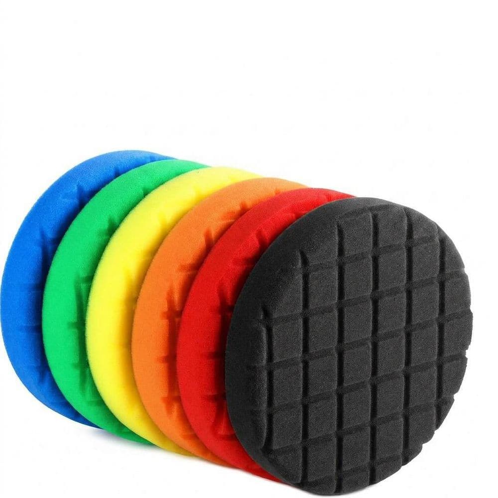 5.5 Inch Sponge Wool Buffing Polishing Pads with Hook-and-Loop for Electric Polisher Car Furniture 8 Pcs price history on PriceWatchPro