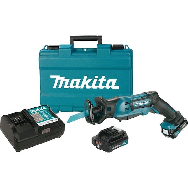 Makita 12V max CXT Lithium-Ion Cordless Variable Speed Reciprocating Saw Kit with Case