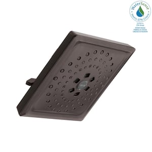 3-Spray Patterns 1.75 GPM 7.63 in. Wall Mount Fixed Shower Head with H2Okinetic in Venetian Bronze