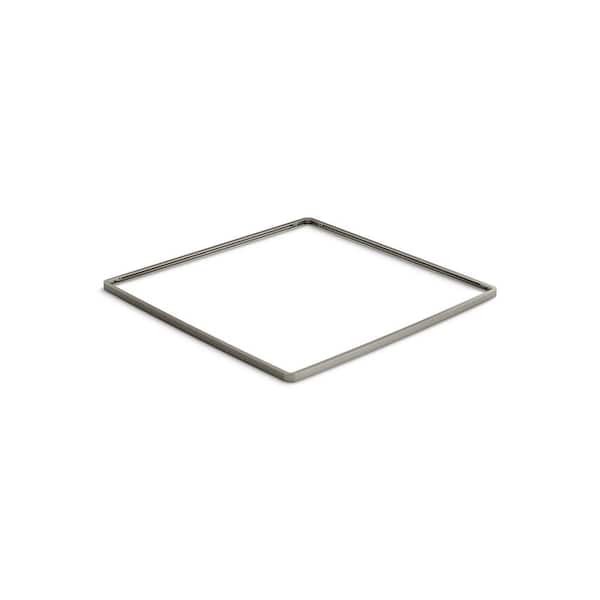 KOHLER Real Rain 1-Spray 19.5 in. Single Ceiling Mount Fixed Rain Shower Head in Vibrant Brushed Nickel