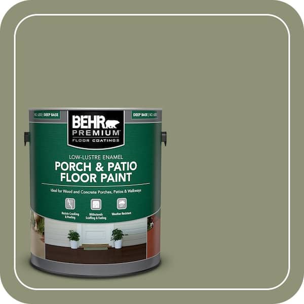 1 gal. #PFC-39 Moss Covered Low-Lustre Enamel Interior/Exterior Porch and Patio Floor Paint