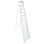 Louisville Ladder 12 Ft. Fiberglass Pinnacle Platform Ladder With 300 ...