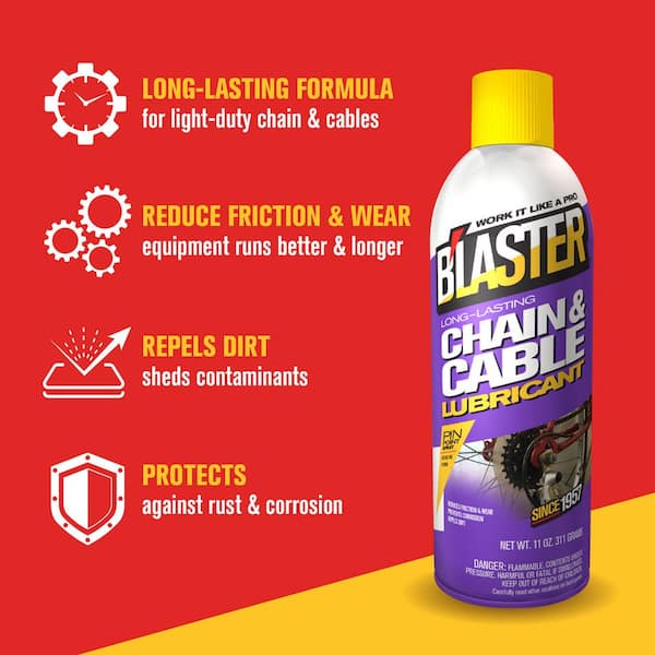 CHAIN AND CABLE LUBRICANT - B'laster Products