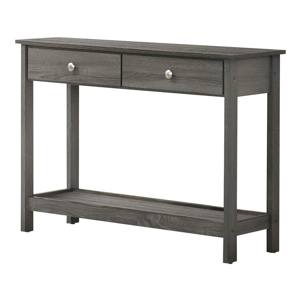 Furniture of America Mingden 42.38 in. Gray Rectangle