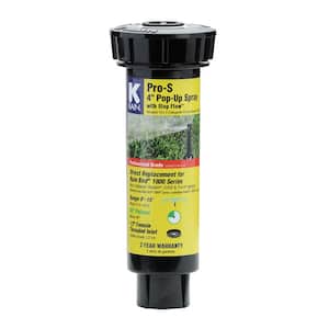 Pro S 4 in. with Stop Flow 15 ft. Fixed Quarter Cirlce Pop-Up Sprinkler