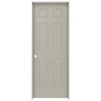 30 in. x 80 in. Colonist Desert Sand Right-Hand Smooth Solid Core Molded Composite MDF Single Prehung Interior Door