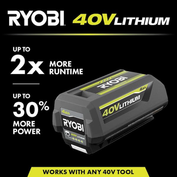 40V Lithium-Ion 4.0 Ah Battery