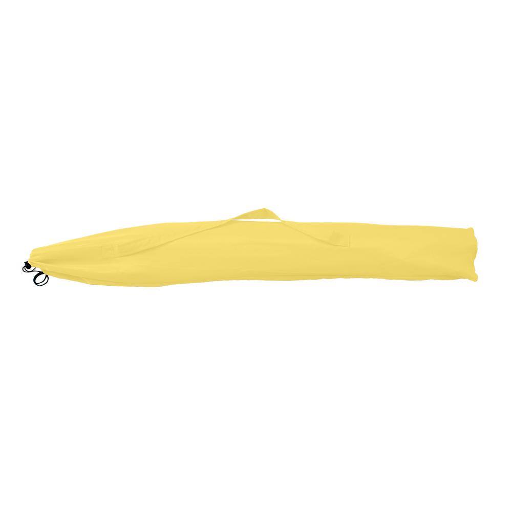 Yellow UV Resistant 7.5ft Beach and Patio Umbrella with Steel Frame