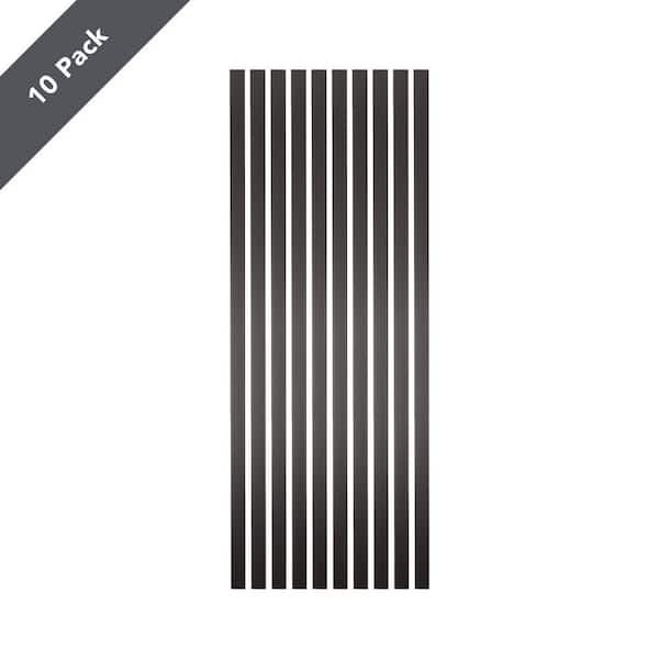 Deckorators 32 in. x .75 in. Bronze Aluminum Square-Shaped Estate Baluster (10-Pack)