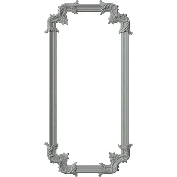 Ekena Millwork 24 in. W x 48 in. H Unfinished Polyurethane Oxford Panel Moulding Kit (Single Panel)