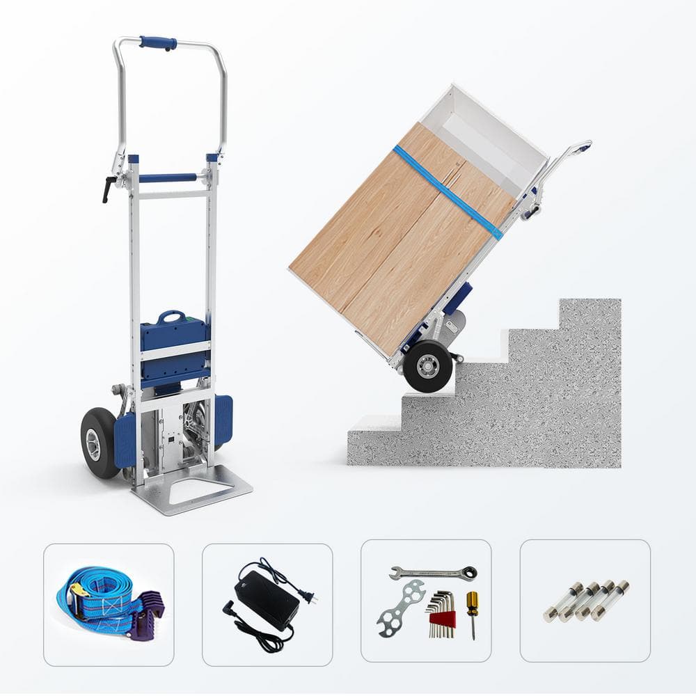 Reviews for Cesicia 440 lbs. Climbing Hand Trucks Dolly Cart with ...