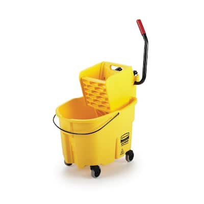 Yellow/190895-BAI JL Premium  Professional Mop Bucket for 18 inch Flat Wet Mops