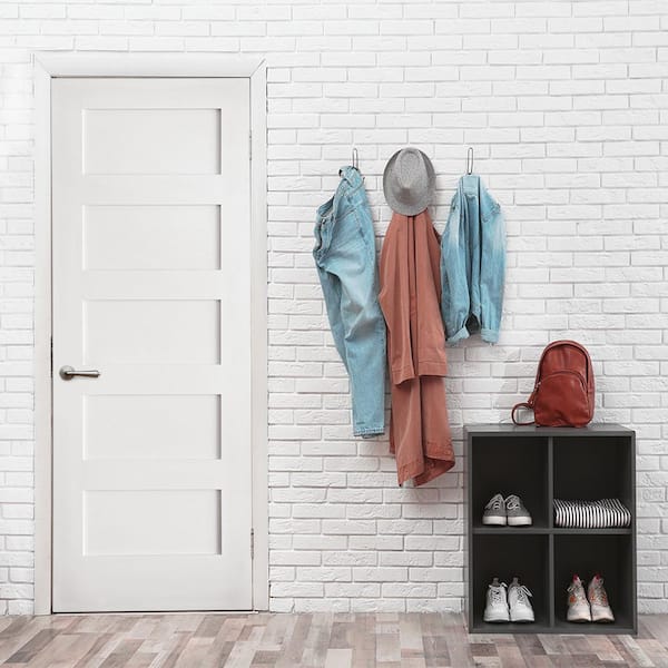 30 in. x 80 in. Primed MDF 5-Panel Door (2-Pack)