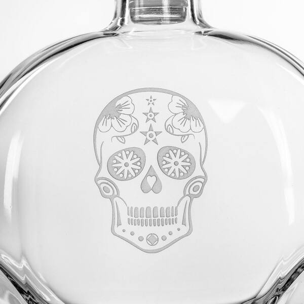 Skeleton Whiskey Decanter And 2 Double Walled Whiskey Glass Gift Set - View #10