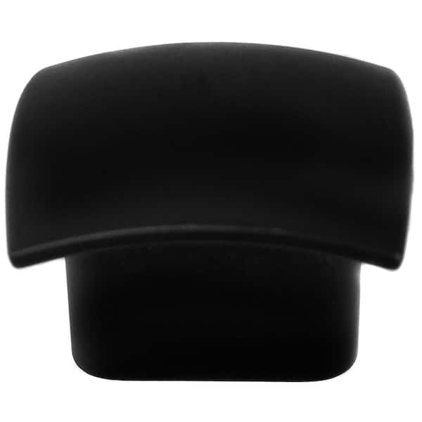 Summerland 1-1/2 in. Matte Black Square Cabinet Knob