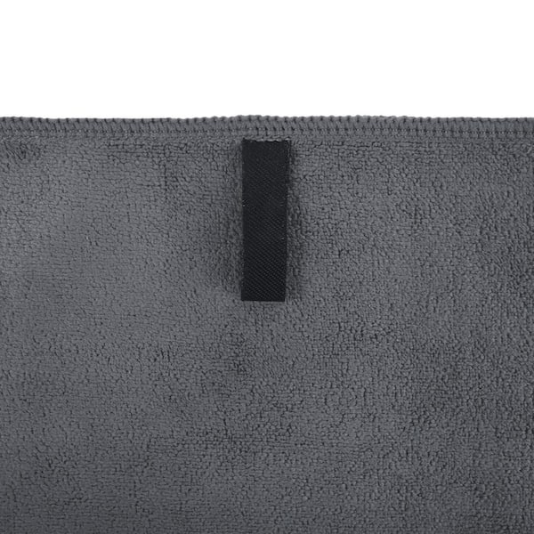 JML 6 Piece Gray Microfiber Towel Set Microfiberset-1 - The Home Depot