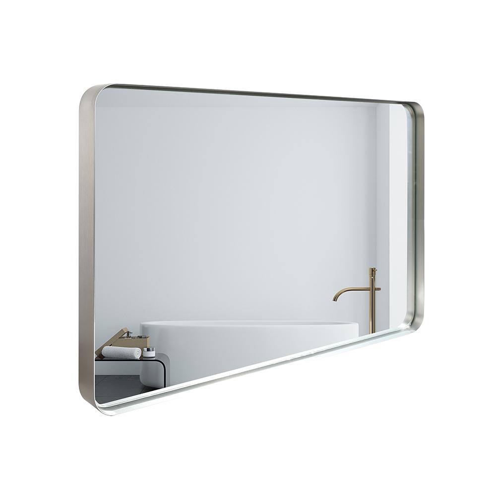 30 in. W x 20 in. H Rectangular Aluminum Framed Wall Bathroom Vanity Mirror