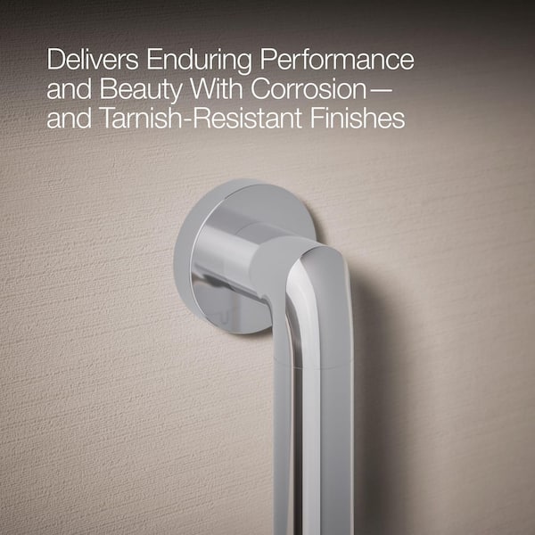 KOHLER Kumin 18 in. Grab Bar in Polished Chrome 24549-CP - The