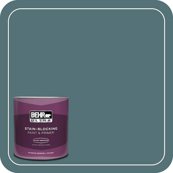 BEHR ULTRA 1 qt. Home Decorators Collection #HDC-CL-22 Sophisticated Teal Extra Durable Eggshell Enamel Interior Paint & Primer