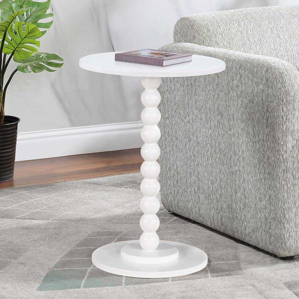 White round pedestal side table hotsell