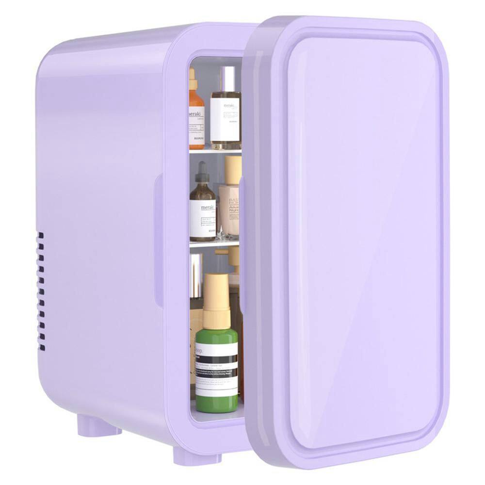10 in. 4 cu. ft. Retro 6-Liter/8-Can 110V AC/DC Portable Thermoelectric Cooler Mini Refrigerator in Purple price history on PriceWatchPro