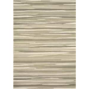 Water Color Grey 8 ft. x 10 ft. Area Rug