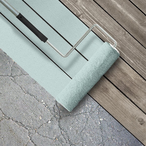 1 gal. #S440-1 Sunken Pool Textured Low-Lustre Enamel Interior/Exterior Porch and Patio Anti-Slip Floor Paint