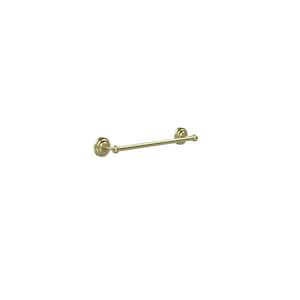 Que New Collection 18 in. Back to Back Shower Door Towel Bar in Satin Brass