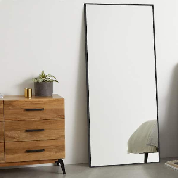 Floor Mirror Bowen Black, Floor Length Mirror Home Depot