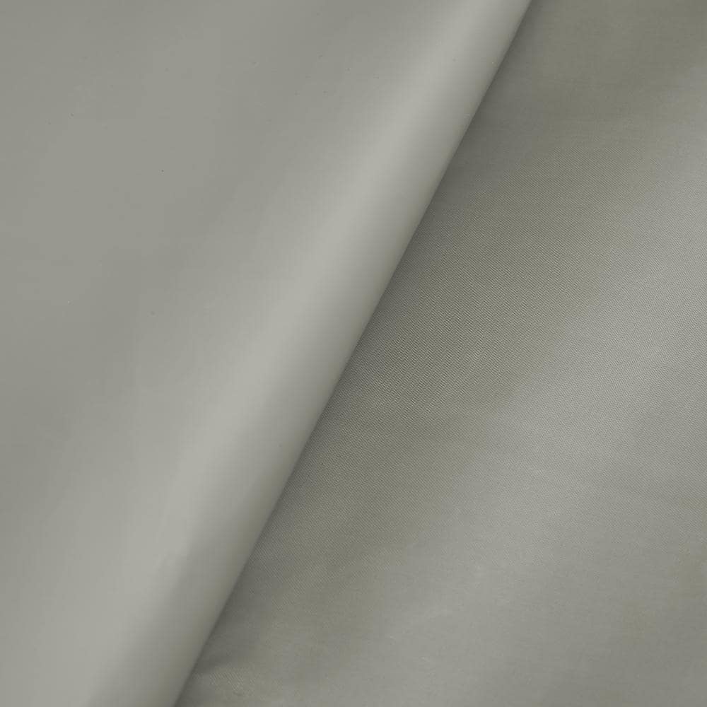 Gray Round 44'' Woven Polyester Fire Pit Cover