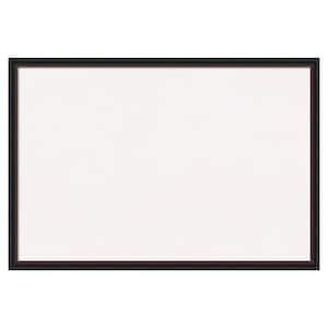 Salon Scoop Red Black Wood White Corkboard 38 in. x 26 in. Bulletin Board Memo Board