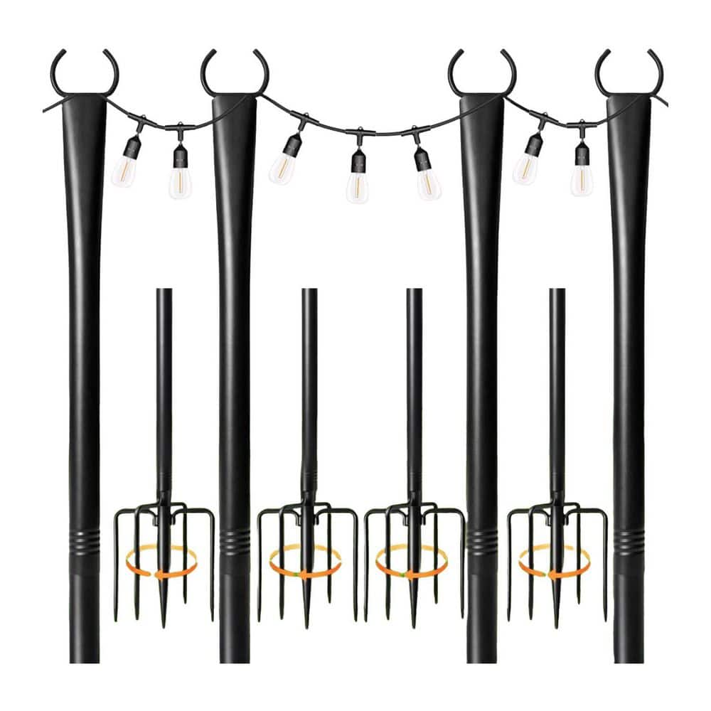 String Light Pole Home Depot