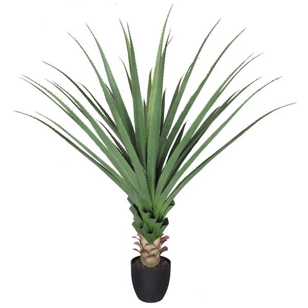 48 in. Artificial Agave Succulent Plant in Pot