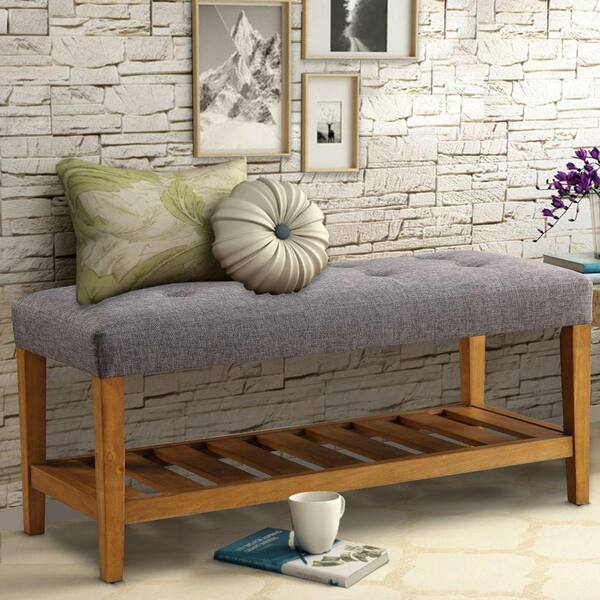 IDÉE　SOLID BENCH ヘンリーボーン柄ナチュラルグレー ファッション通販 安い IDÉE SOLID ヘンリーボーン柄