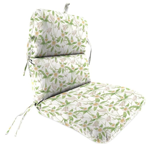 45 in. L x 22 in. W x 5 in. T Rectangular Outdoor Dining Chair Cushion in Alleah Chutney