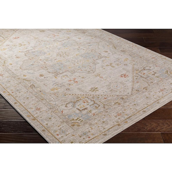 Avant Garde AVT-2362 Medium Gray 8 ft. x 10 ft. Machine Woven Rug