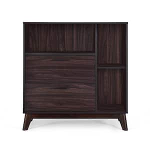 Ayres Walnut Cabinet with 2-Drawers