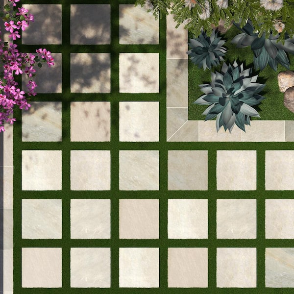 MSI Golden White 24 in. x 24 in. Matte Porcelain Paver Tile (40