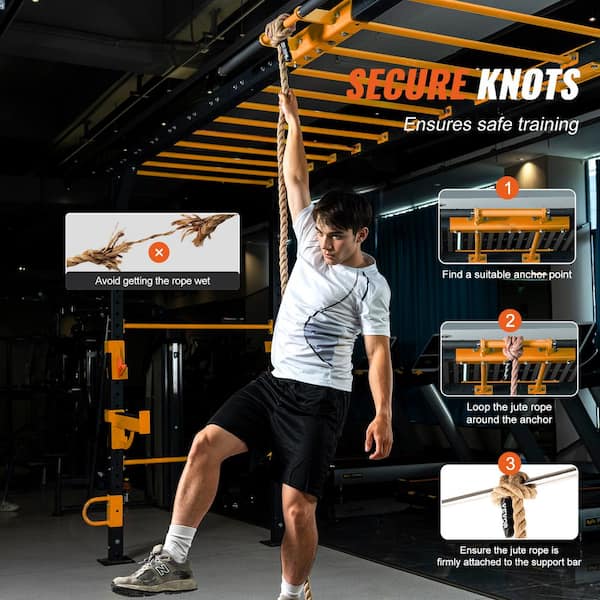 Strength Training Ropes Gym Workout VIVITORY Heavy Battle Rope