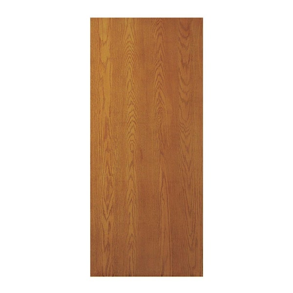 Jeld Wen 24 In X 80 Oak Unfinished, Wooden Slab Doors At Home Depot