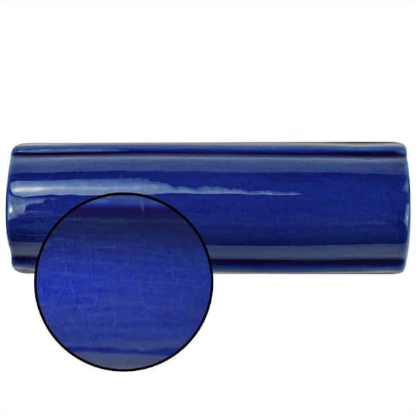 Hand Painted Ceramic Knob - Azul Cobalto