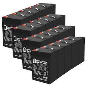 6V 4.5AH SLA Replacement Battery for PS640 Alarm - 20 Pack