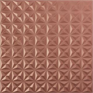 19-5/8"W x 19-5/8"H Coralie EnduraWall Decorative 3D Wall Panel, Champagne Pink (12-Pack for 32.04 Sq.Ft.)