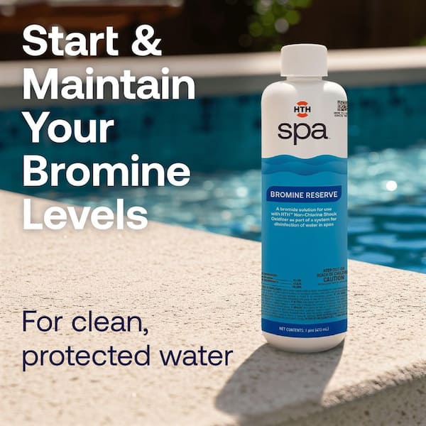 HTH 16 fl oz. Spa Bromine Reserve 86240 - The Home Depot