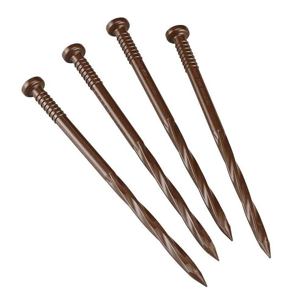 9 in. L Dark Brown Landscape Anchor Spikes (24-Quantity) price history on PriceWatchPro